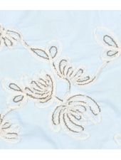 embroidery light blue loom and light - cotton