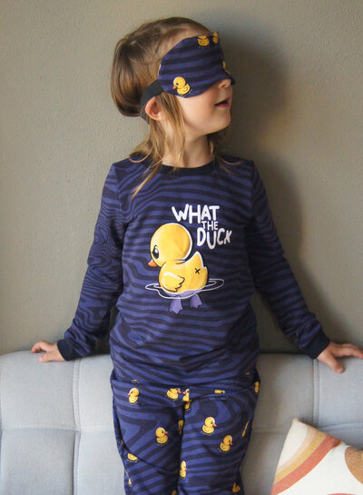 Swafing suitable for French Terry What the Duck