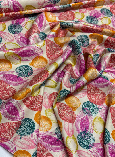 Swafing colorful fruit - viscose