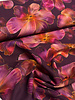 Swafing mauve wine large flowers - cotton linen