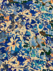 Madeline blauw bloemen - stretch katoen