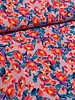 Madeline pink flowers on lilac - stretch cotton