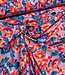 Madeline roze bloemen op lila - stretch katoen