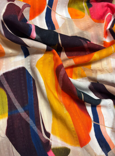 Madeline burgundy stipa zela - viscose