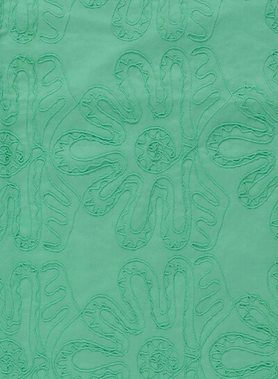 groen - ton sur ton - embroidery katoen