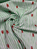green stripes and lobsters - tetra / double gauze