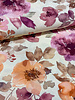 Swafing pink shiny flowers - viscose