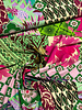 Madeline roze groen patchwork print - viscose met lichte stretch