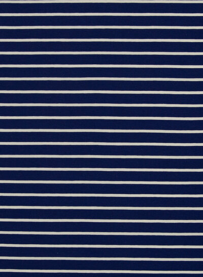 Swafing blauw summer stripe Tee - tricot