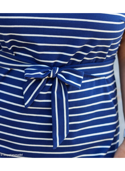 Swafing blue summer stripe T-shirt - jersey