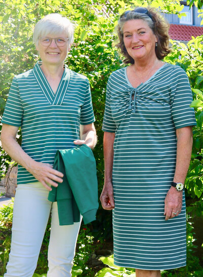 Swafing green summer stripe Tee - jersey