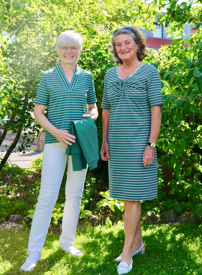 Swafing green summer stripe Tee - jersey