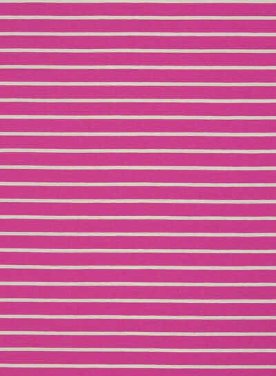 Swafing fuchsia summer stripe Tee - tricot