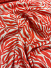 Swafing koraal zebra jungle - viscose