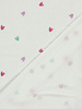 colored hearts - tetra / double gauze