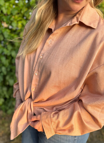 Swafing orange - pique cotton