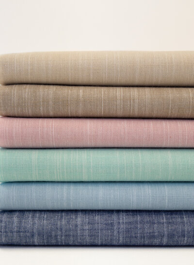 Swafing pink, flowing cotton with a linen look