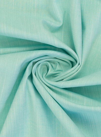 Swafing mint green, flowing cotton with a linen look