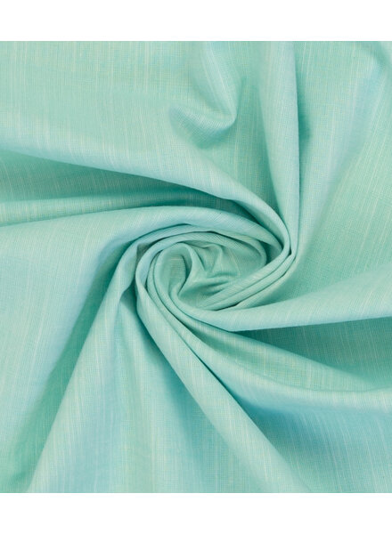Swafing mint green, flowing cotton with a linen look