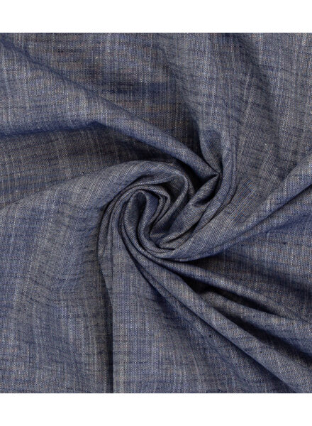 Swafing navy, flowing cotton with a linen look