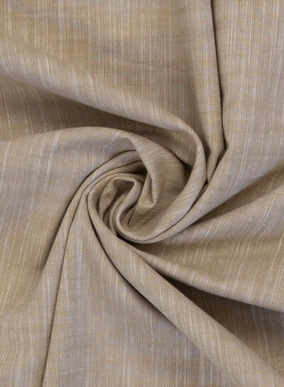 Swafing camel soepelvallende katoen met linnen look