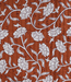 ethnic flowers cognac - gewatteerde katoen - double face stepper
