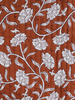 ethnic flowers cognac - quilted cotton - double face stepper