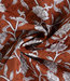 ethnic flowers cognac - gewatteerde katoen - double face stepper
