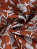 ethnic flowers cognac - quilted cotton - double face stepper