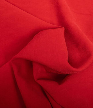 red - viscose slub