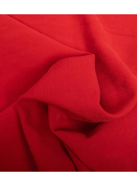 red - viscose slub