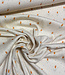 Swafing oranje tulpen - geribbelde tricot