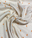 Swafing oranje tulpen - geribbelde tricot