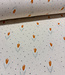 Swafing oranje tulpen - geribbelde tricot