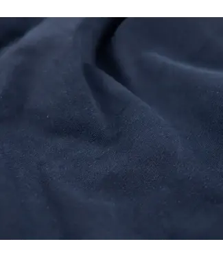 waxed heavy washed canvas - marineblauw