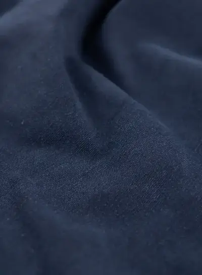 waxed heavy washed canvas - navy blue