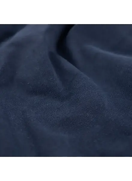 waxed heavy washed canvas - marineblauw