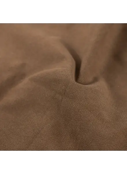 waxed heavy washed canvas - cedar brown