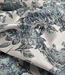 liricio met lurex mint en blauw- geweven jacquard