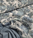 liricio met lurex mint en blauw- geweven jacquard