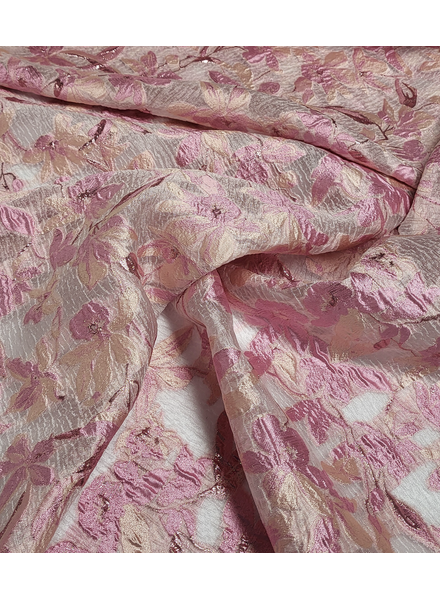 Madeline liricio with lurex pink woven jacquard