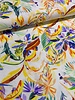Madeline soft yellow painted print - viscose twill