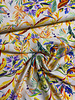 Madeline zacht geel geschilderde print - viscose twill