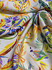 Madeline soft yellow painted print - viscose twill