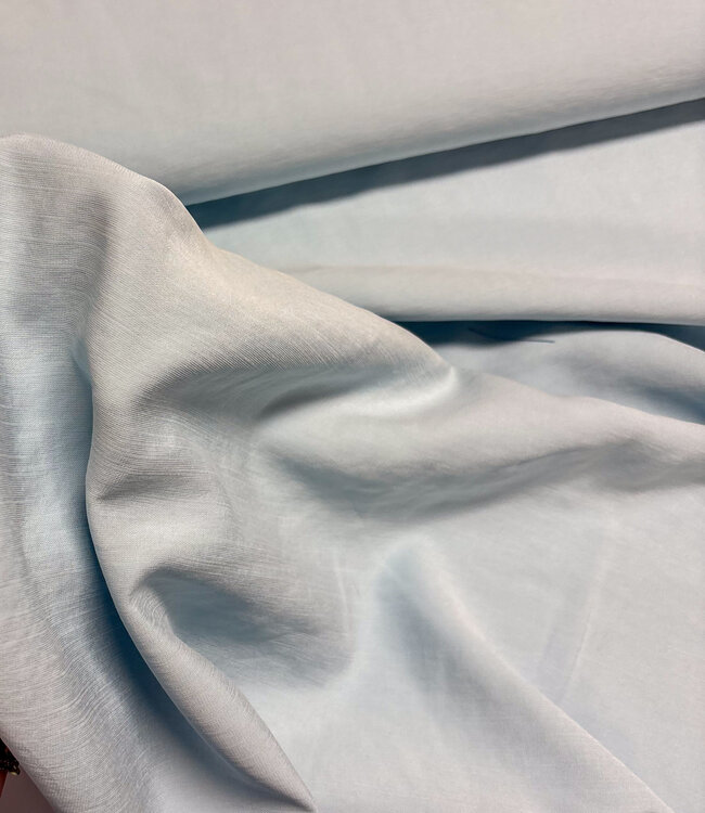 lichtblauw - viscose slub