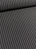 Madeline pine stripe 2 - antraciet met witte strepen - hemdenkatoen