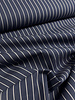 Madeline pine stripe 2 - navy with white stripes - shirt cotton