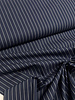 Madeline pine stripe 2 - navy with white stripes - shirt cotton