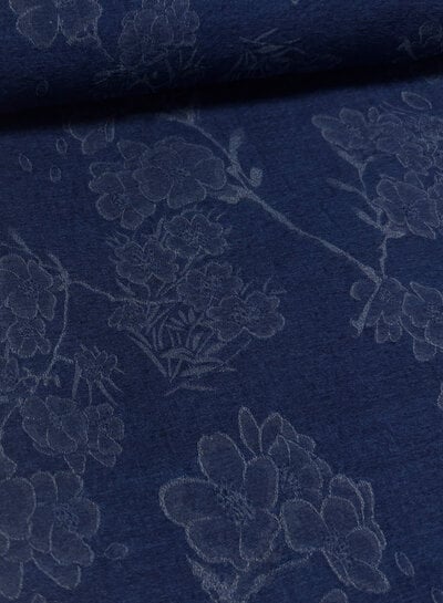 flora lyocell - denim look