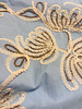 embroidery light blue loom and light - cotton